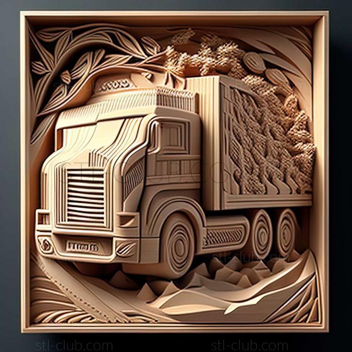 3D мадэль Iveco EuroTrakker (STL)